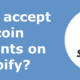 How to accept Bitcoin and Lightning payments on Shopify?