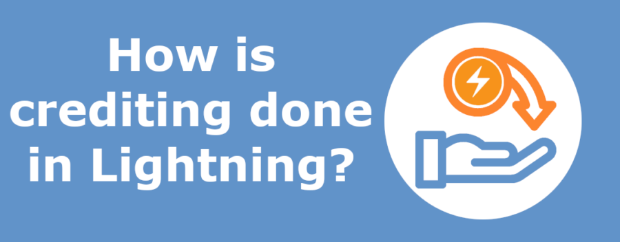 How is crediting done in Lightning?