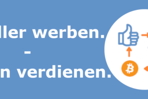 Händler werben. Bitcoin verdienen