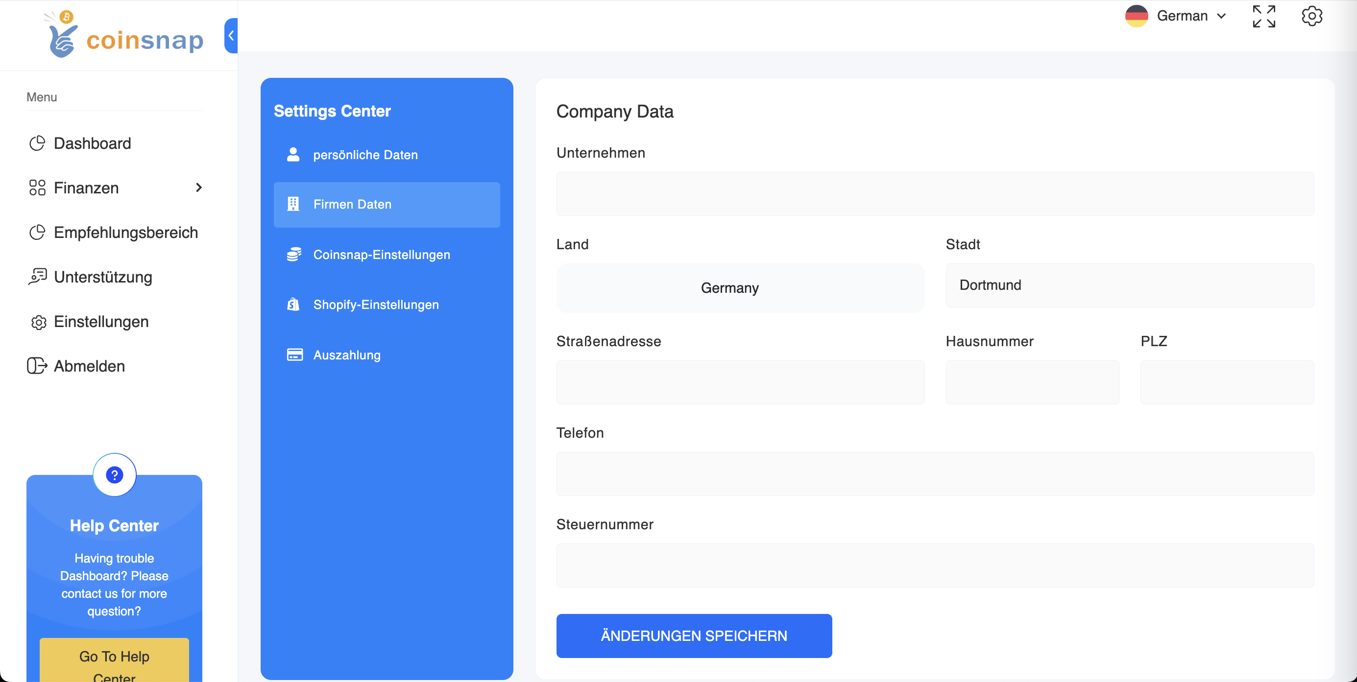 coinsnap-companydata