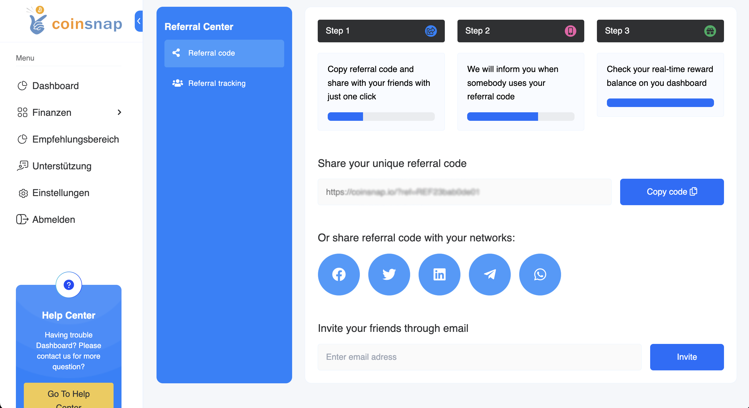 coinsnap-referralcode